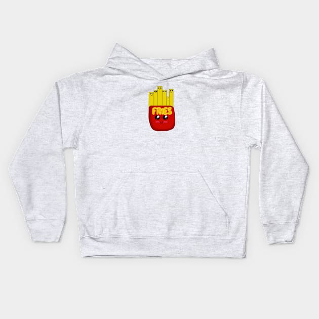 Kawaii Fries Kids Hoodie by CatGirl101